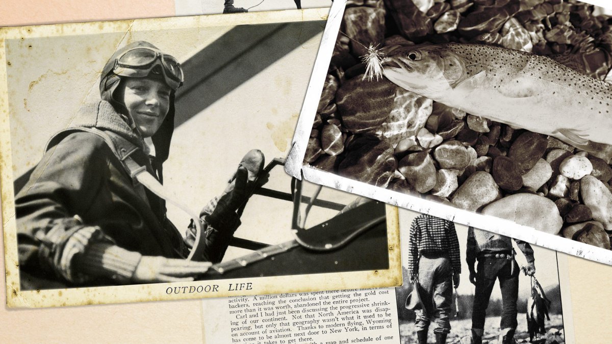 Amelia Earhart Decides Fly Fishing Isn’t for Her