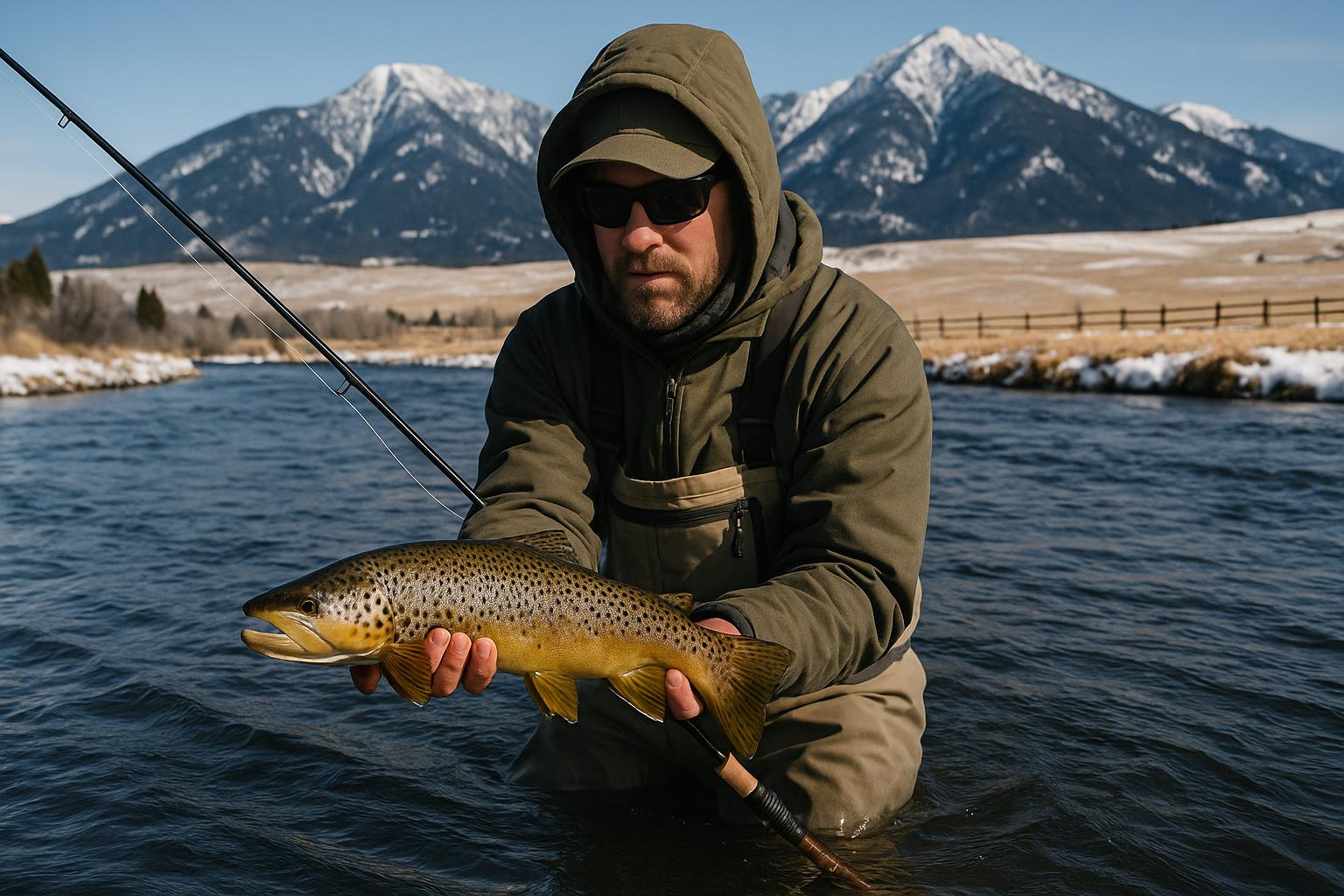 Gallatin River Winter Fishing Report: Midday Nymphing and Safe Wading Paying Off