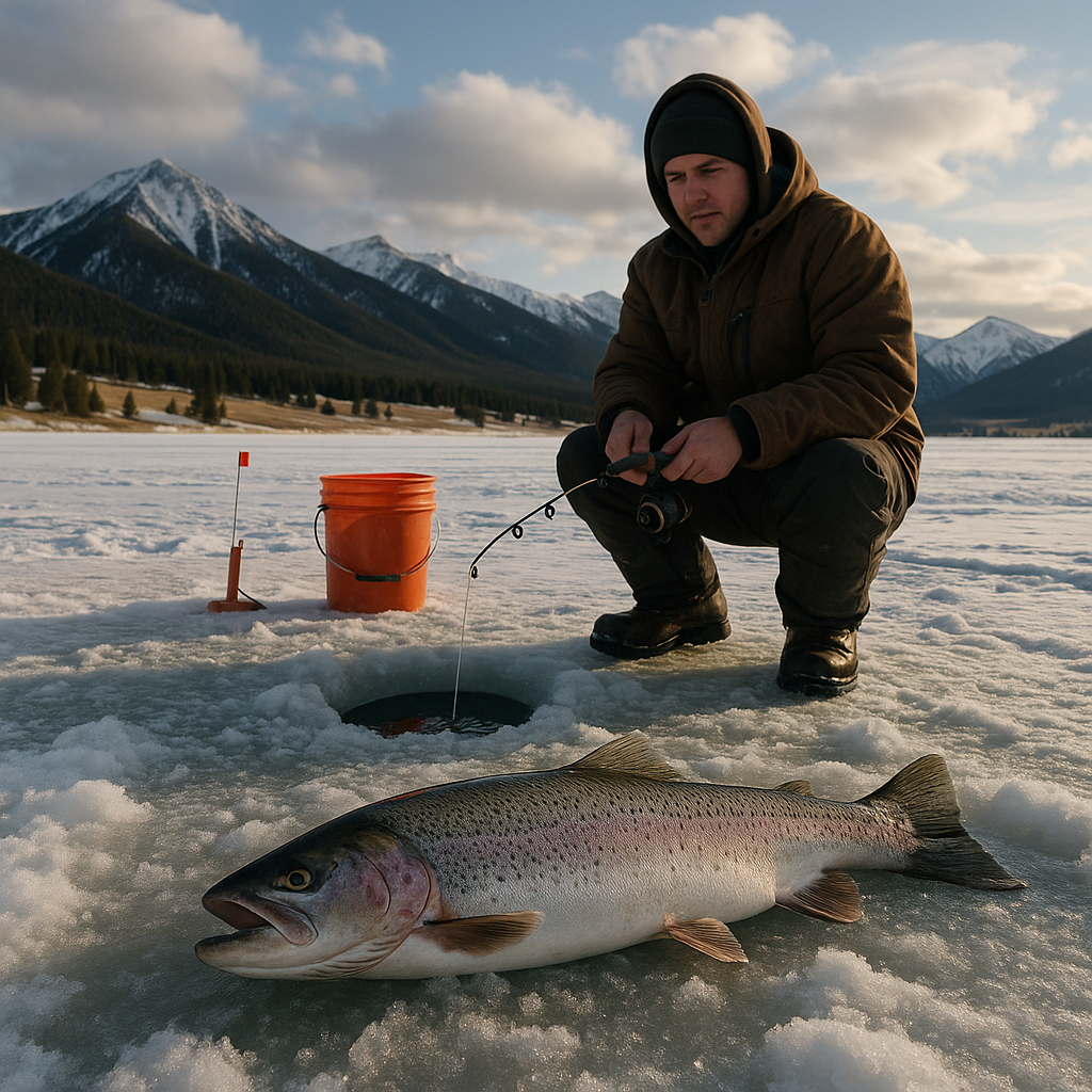 Hebgen Lake Ice Fishing Tournament: Winter's Big Catch in West Yellowstone