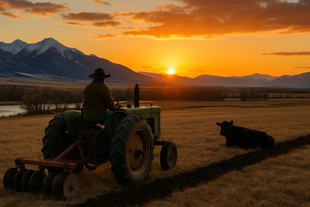 Montana Ag Through the Lens: A Week of Field Work, Calving Checks, and Big-Sky Sunsets