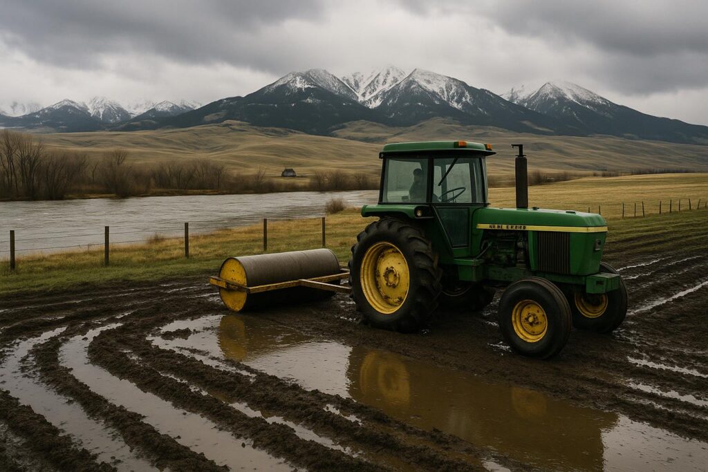 Spring Moisture Splits Montana: Some Fields Too Wet to Roll, Others Still Waiting