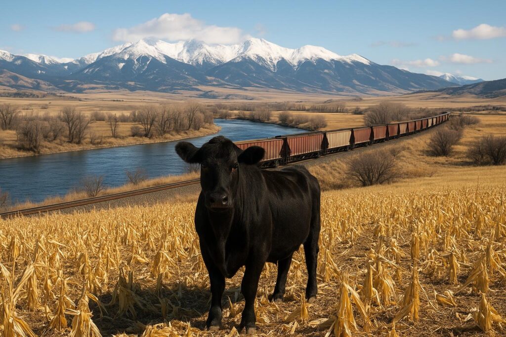 USDA reports fresh corn export sale; Montana feeders and grain growers watch basis and rail